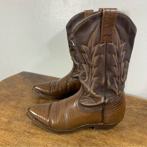 Boulet cowboy leather boots